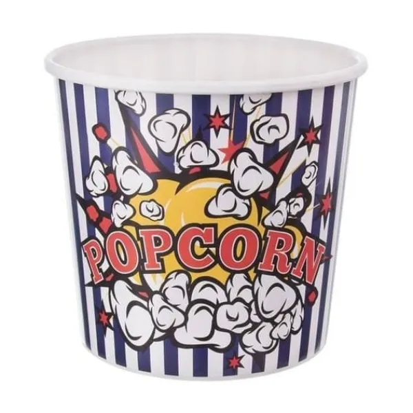 Perfekt popcornskål 3,4L för filmkvällar med popcornmotiv