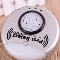 Clearance ECLshop Pest Reject Pro 2-pack - Skadedjurs- och insektsmedel - Med elektromagnetisk och ultraljudsteknik för att skrämma bort gnagare Gray