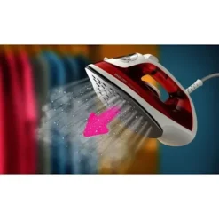 Online PHILIPS - DST2010/40 Iron Series 2000 - Ångflöde 25 g/min - 2000 W - Röd