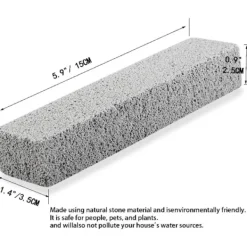 Discount Pimpsten, Pimpstenar för Toalettrengöring, Tar Bort Vattenringar och Fläckar på Toalettsitsar, 6-pack