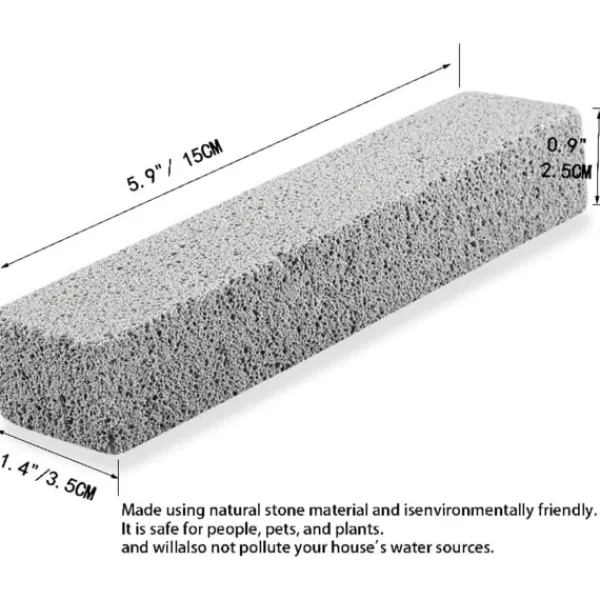 Discount Pimpsten, Pimpstenar för Toalettrengöring, Tar Bort Vattenringar och Fläckar på Toalettsitsar, 6-pack