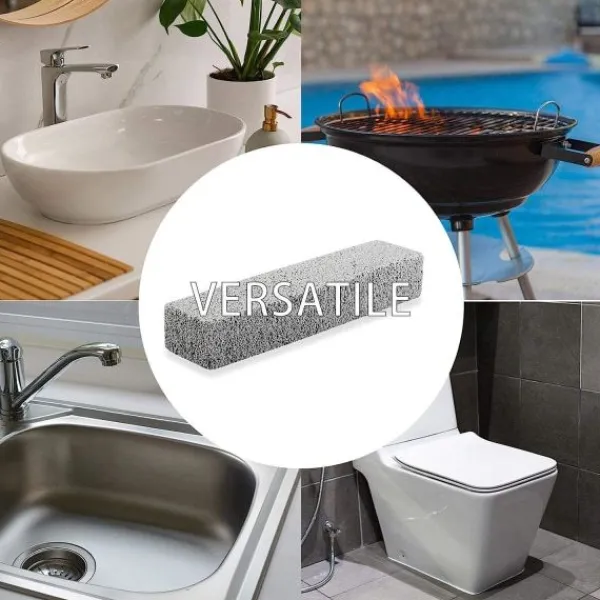 Discount Pimpsten, Pimpstenar för Toalettrengöring, Tar Bort Vattenringar och Fläckar på Toalettsitsar, 6-pack