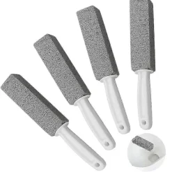 New TrueNorth Pimpsten Rengöringssten Med Handtag, Toalettstolsring Borttagare Rengöringsborste Fläckar Och Hårt Vatten Ring Borttagare Rost Grill