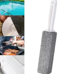 Sale Pimpstone toalettborste hushåll toalettskål rengöring kalkavlagringar 3.8*3.8*23.5cm - 1pc