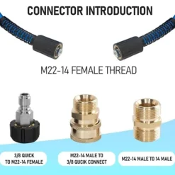 Discount Pipe Cleaning Hose Set incl. 5 accessories 15 meters