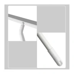 {PL}28 cm silikonborste förlängd golvrengöringsskrapa husdjurshår dammsugare badrumsgolv torkare