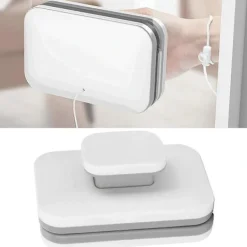 Online {PL} Magnetisk fönstertorkare Justerbar torkarrengörare Dubbelsidig glasrengöringstillbehör för hemmabruk