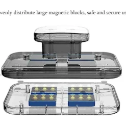 Online {PL} Magnetisk fönstertorkare Justerbar torkarrengörare Dubbelsidig glasrengöringstillbehör för hemmabruk