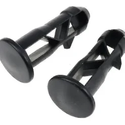 Best {PL}65 x 18 mm Förpackning med 10 Svarta Plastgångjärnstappar för Soptunnelock för 240 l Hushålls- och Kommersiella Soptunnor