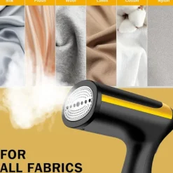 Sale Plaggstekare, 1500W kraftfull klädstekare med 350 ml avtagbar vattentank, bärbar handhållen klädtyg rynkborttagare, 20 sekunder snabb