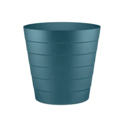 Online Plast Papperskorg 9L - Splittersäker papperskorg för kontorsbord & sovrum - Idealisk papperskorg med vågdesign 9L 9L