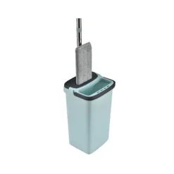 Online Platt Mopp / Städmopp med Hink - Mikrofiber