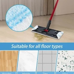 Discount FMYSJ Platt Mopp Refill Kompatibel med o Cedar H2pro Platt Mopp Ersättningsdynor (FMY) 3pcs