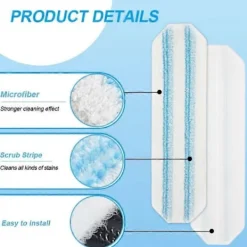 Discount FMYSJ Platt Mopp Refill Kompatibel med o Cedar H2pro Platt Mopp Ersättningsdynor (FMY) 3pcs