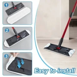 Discount FMYSJ Platt Mopp Refill Kompatibel med o Cedar H2pro Platt Mopp Ersättningsdynor (FMY) 3pcs