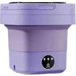 Hot {PL}6,5L Liten Tvättmaskin Stor Kapacitet Bärbar Tvättmaskin För Underkläder Strumpor Tvätta Lila