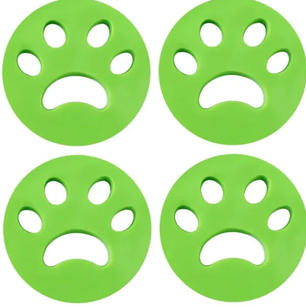 Hot INF Pälsborttagare för kläder - tar bort hund/katthår Grön 4-pack