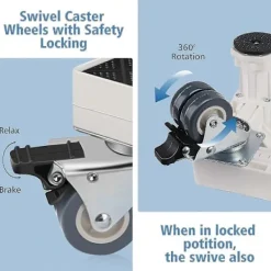 Best {PL}Tvättmaskinsbas, Lastkapacitet 300 kg, Tvättmaskinspiedestal, Justerbar piedestal för kylskåp, tvättmaskin, torktumlare och frys (justerbar bredd 45-6 | Fyndiq
