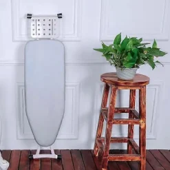 New Polyester strykbordsöverdrag Högtemperaturbeständigt dubbelt lager strykbordsöverdrag Grå