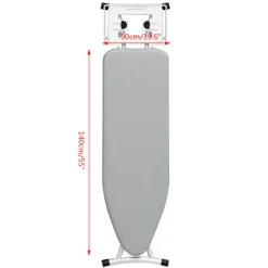 Hot Jettbuying Polyester strykbräda cover Hög temperaturbeständig dubbellager strykbräda cover 140*50cm Gray