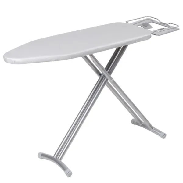 Discount Polyester strykbräda överdrag Hög temperaturbeständig dubbellager strykbräda överdrag Grå 140*50cm Gray