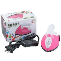 Online Pompotops Portabelt Mini Elektriskt Strykjärn 50W, 180°C Konstant Temperatur, 1,5 Min Uppvärmning, för Hem & Resa -[HK] Red