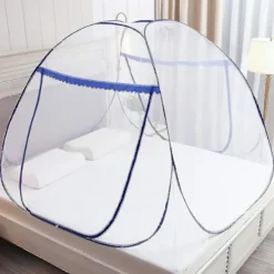 Best Pop Up Myggnät för Dubbelsäng, Stor Bärbar Tält Resa Dubbeldörrs Blixtlås Sängnät, Enkel Installation, Fint Nät,-WELLNGS 180cm*200cm | Fyndiq Yunding Space Grey