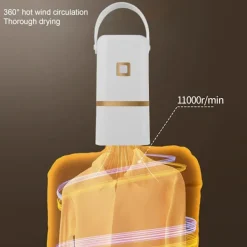 Best Portabel Elektrisk Mini Torkmaskin Snabb Torkning Tvätt För Resor Hemanvändning Vit