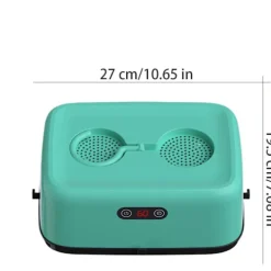 Online Portabel Elektrisk Torktumlare 600W för Resor, Lägenhet, Husbil, Hem, med Förvaringsväska (Blå)