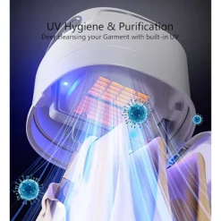 Best Portabel Elektrisk Torktumlare 600W, Pekskärm röststyrning med fjärrkontroll