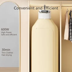 Best Portabel Elektrisk Torktumlare 600W, Pekskärm röststyrning med fjärrkontroll