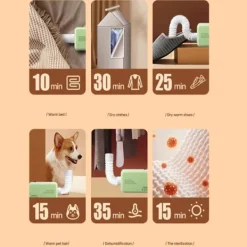 Clearance Portabel Elektrisk Torktumlare Multifunktionell, Kan Torka Kläder Även Under Regniga Dagar, Och Kan Tidsinställas Purple