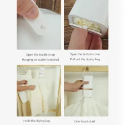 Hot Portabel Elektrisk Torktumlare, Vikbar, För Lätta Kläder, Underkläder Och Barnkläder