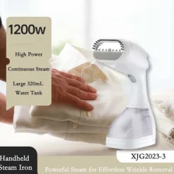 INF Portabel Handhållen Klädångare - Kraftfull Ånga för Hem & Resa