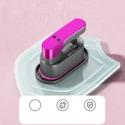 New INF Portabel Handhållen Klädångare - 1200W, Snabb Uppvärmning, 360° Rotation, Perfekt för Hem & Resa Röd