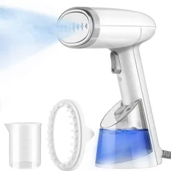 New Portabel Klädångare Strykjärn för Kläder med 250 ml Tank, för Vertikal och Horisontell Ångning, Snabb Rynkborttagning 1200W