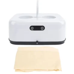 Discount Portabel Klädtork Vikbar Multifunktionell Mini Kompakt Liten Elektrisk Torkmaskin för Resor EU-kontakt 100‑240V Vit