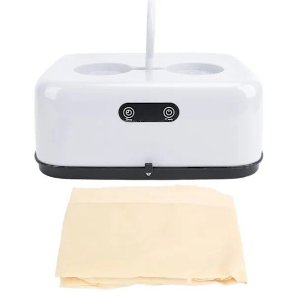 Discount Portabel Klädtork Vikbar Multifunktionell Mini Kompakt Liten Elektrisk Torkmaskin för Resor EU-kontakt 100‑240V Vit