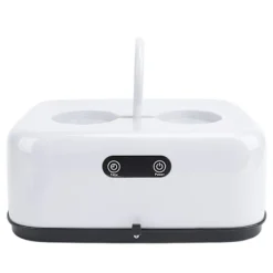 Discount Portabel Klädtork Vikbar Multifunktionell Mini Kompakt Liten Elektrisk Torkmaskin för Resor EU-kontakt 100‑240V Vit