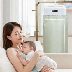 Discount Portabel Klädtork Vikbar Multifunktionell Mini Kompakt Liten Elektrisk Torkmaskin för Resor EU-kontakt 100‑240V Vit