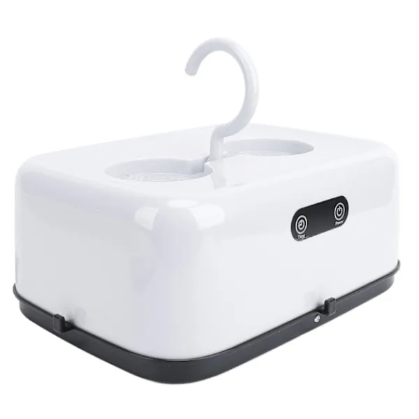 Discount Portabel Klädtork Vikbar Multifunktionell Mini Kompakt Liten Elektrisk Torkmaskin för Resor EU-kontakt 100‑240V Vit