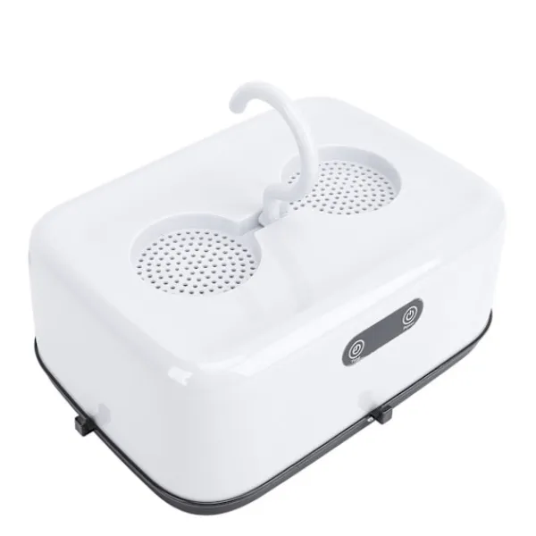 Discount Portabel Klädtork Vikbar Multifunktionell Mini Kompakt Liten Elektrisk Torkmaskin för Resor EU-kontakt 100‑240V Vit