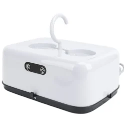 Discount Portabel Klädtork Vikbar Multifunktionell Mini Kompakt Liten Elektrisk Torkmaskin för Resor EU-kontakt 100‑240V Vit