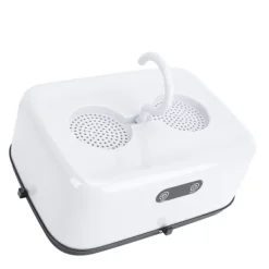 Discount Portabel Klädtork Vikbar Multifunktionell Mini Kompakt Liten Elektrisk Torkmaskin för Resor EU-kontakt 100‑240V Vit