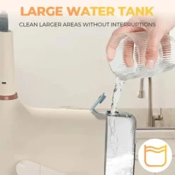 Portabel Multifunktionell Ångtvätt – Handhållen Högtemperatursrengörare med Flera Tillbehör, Kemikaliefri Rengöring för Hem, Kök, Badrum & Bil