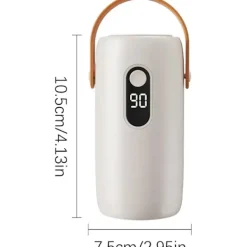 Outlet Portabel Tørretumbler, Minitork, Lågljud, Timer & Överhettningsskydd, för Resor, Camping, Dorm & Vått Väder