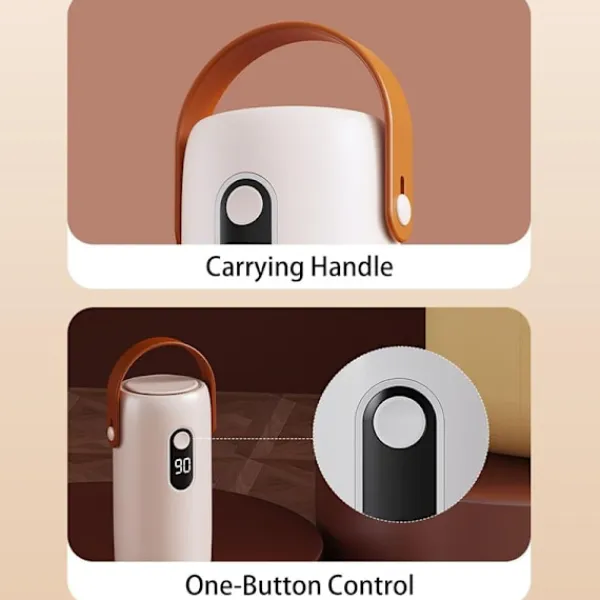 Outlet Portabel Tørretumbler, Minitork, Lågljud, Timer & Överhettningsskydd, för Resor, Camping, Dorm & Vått Väder