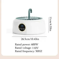 New Portable Foldable Drying Rack - with Temperature Control - for Clothes Drying