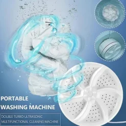 Sale Portable Tvättmaskin, Mini Tvättmaskin, Mini Diskmaskiner Turbo Med Usb, Lämplig För Hemmabruk, Resor, Studentrum, Husbil, Lägenhet