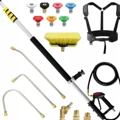 Online Rosfix PowerReach ProMax 6.3M Teleskopisk Tvättlans – 4000 PSI | 7 Munstycken | Kompatibel med M22, QC 3/8"